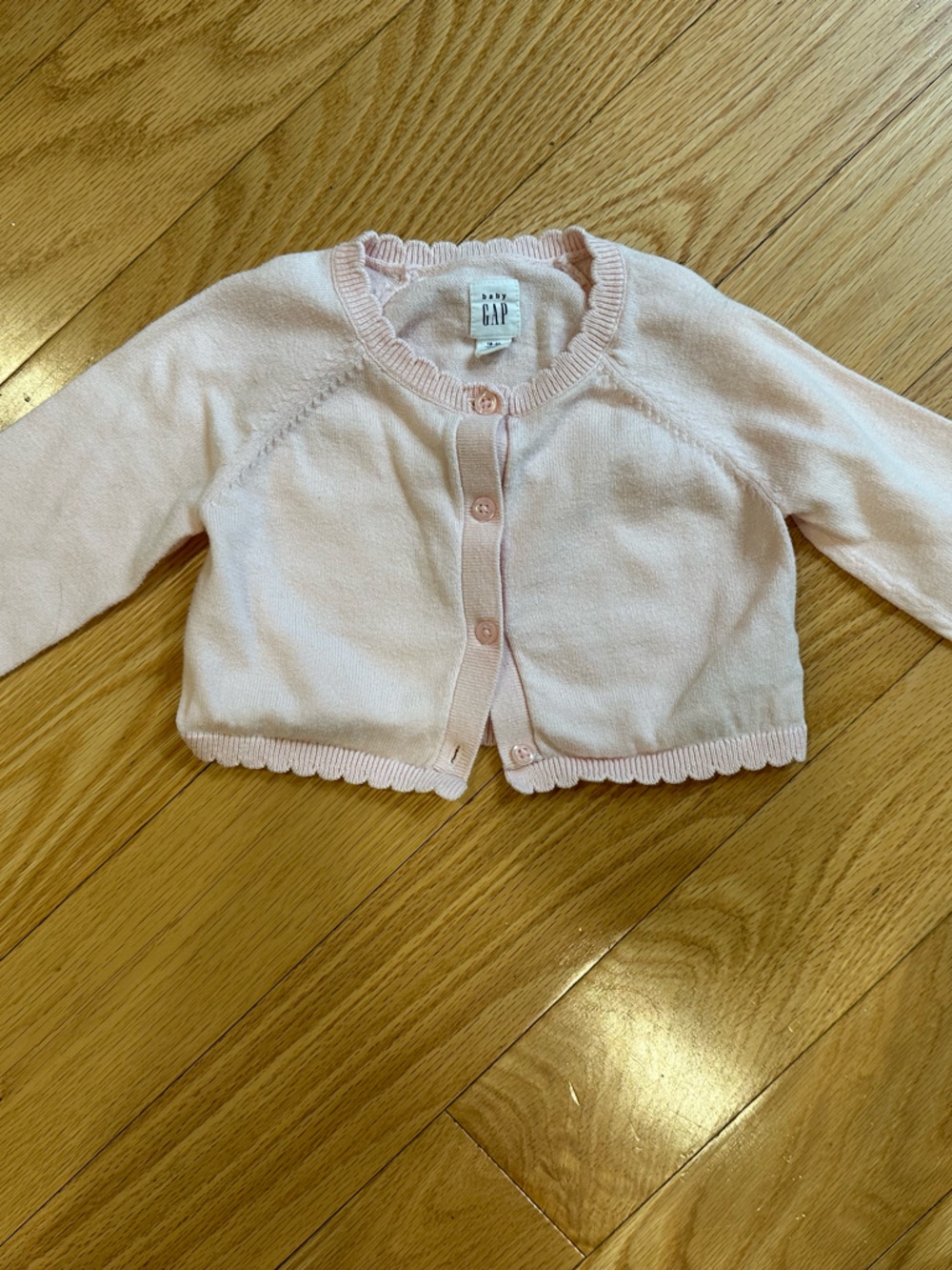 Baby GAP Light Pink Baby Cardigan Sweater